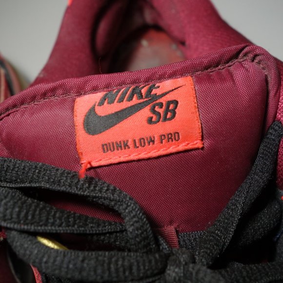 Nike SB Dunk Laser Crimson Red Low Top Sneakers w/ Original Box, Size 10.5 - Picture 3 of 10